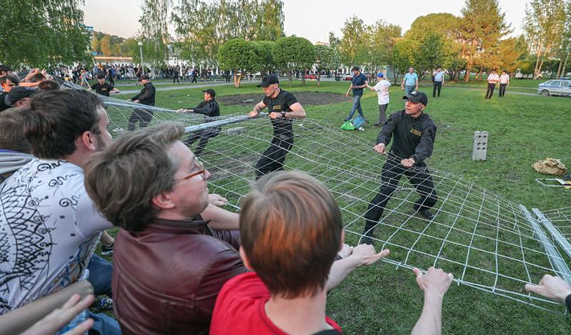 Акции протеста в Екатеринбурге
