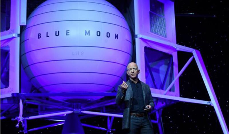 Джефф Безос представил концепцию лунного корабля