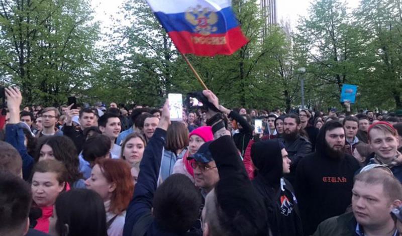 Акции протеста в Екатеринбурге
