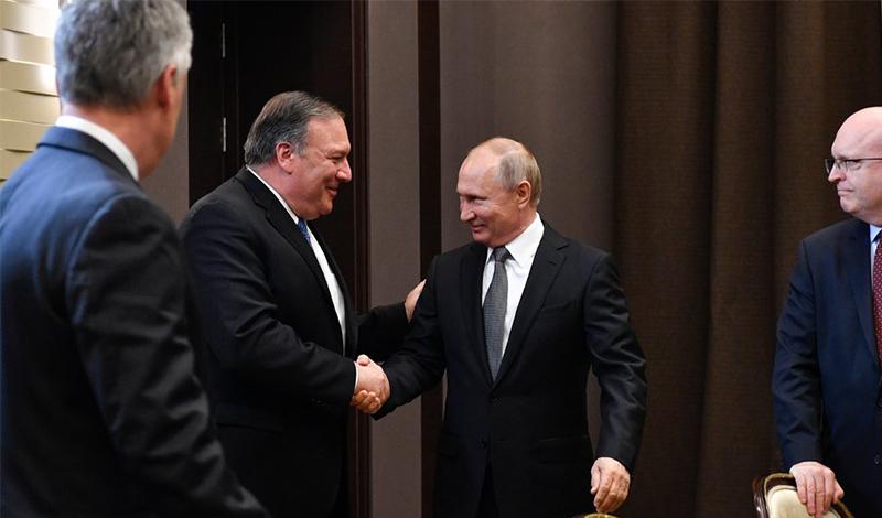 Встреча Путин и Помпео