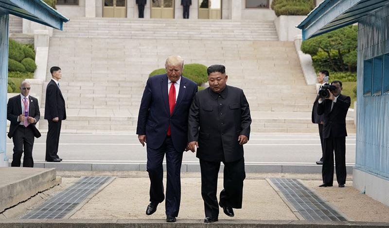 встреча Трампа Ким Чен Ына в Корее