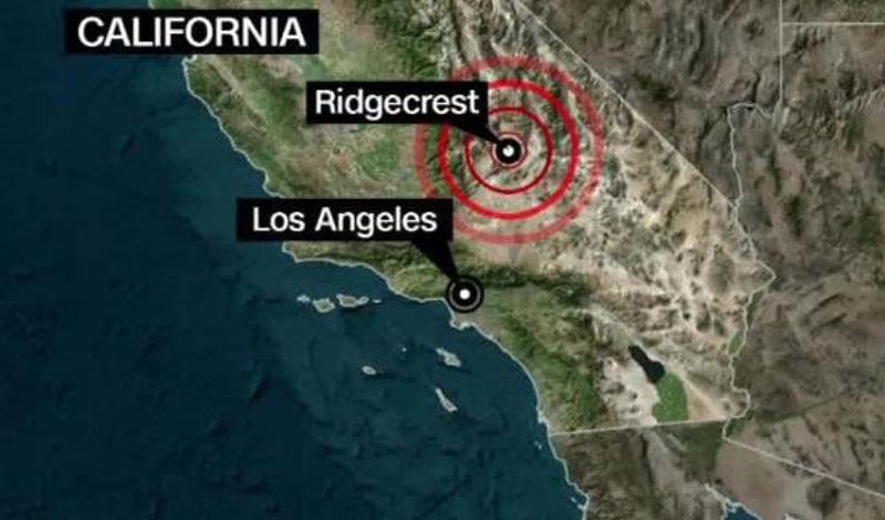 землетрясение в Калифорнии