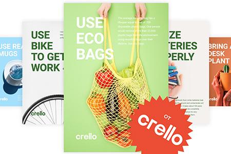 Crello запускает серию эко-инициатив