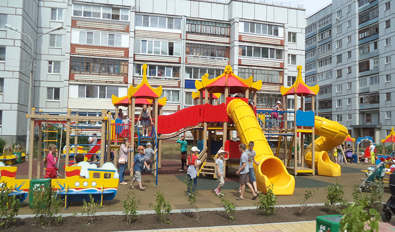 В микрорайоне Стрелецкая Бухта Севастополя построят 5 детских площадок