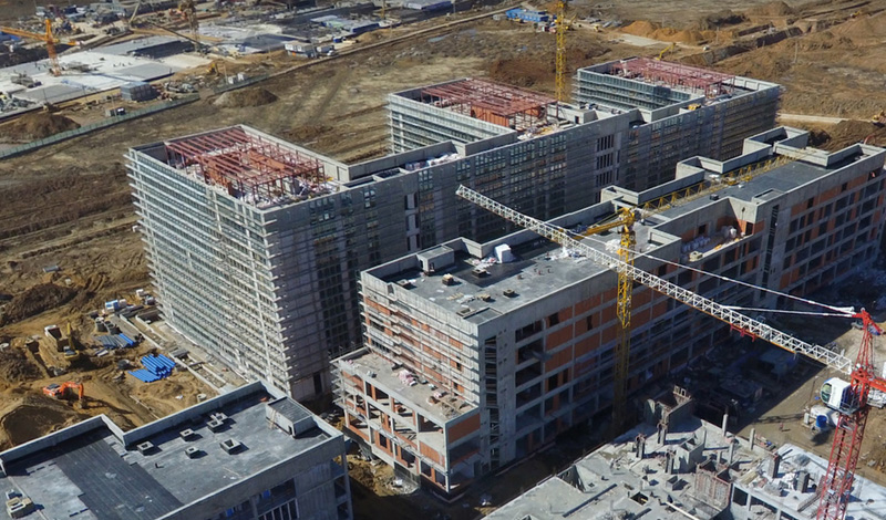 Строительство второй очереди инфекционной больницы в Казани переходит на круглосуточный режим