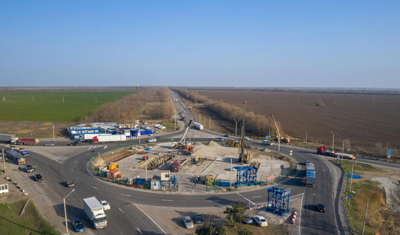 Транспортную развязку построят в Ростовской области на трассе до границы с Украиной