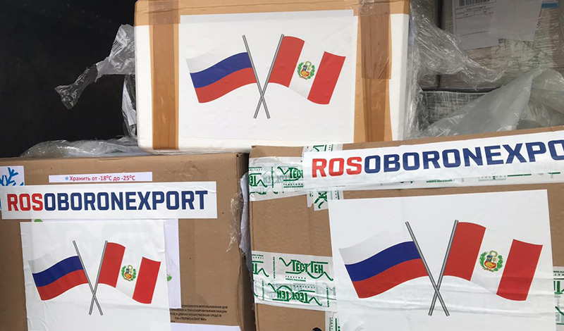 Рособоронэкспорт направил Перу гуманитарную помощь для борьбы с COVID-19