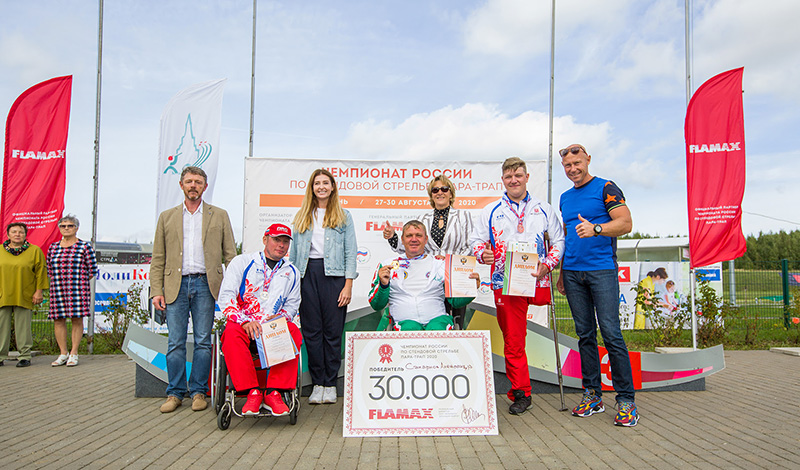 Первый Чемпионат России по пара-стендовой стрельбе состоялся при поддержке FLAMAX