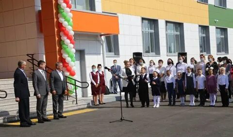 В Татарстане открыли суперсовременную сельскую школу, затратив на ее строительство свыше 1 млрд рублей