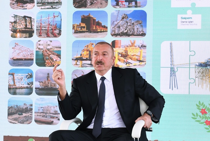 президент Азербайджана Ильхам Алиев.