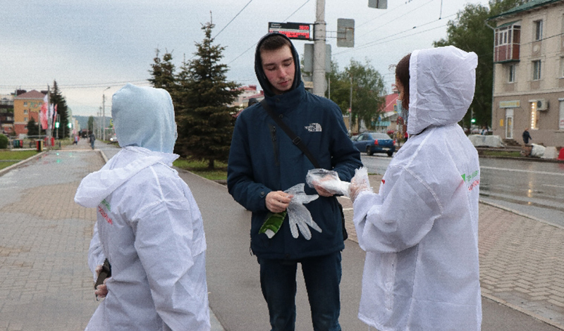 Петербургские журналисты раздадут горожанам медицинские маски