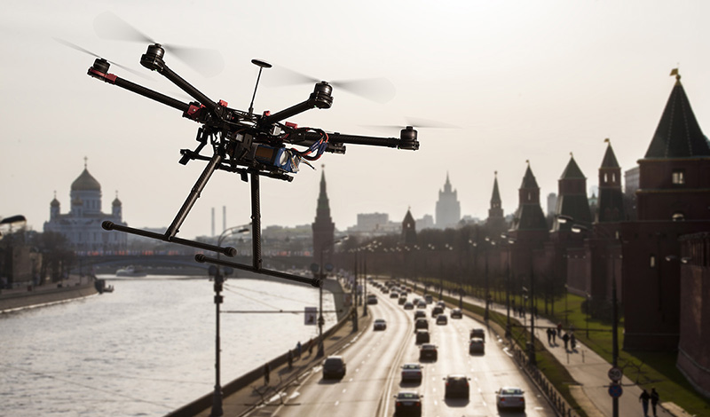 На мониторинг улиц Москвы с помощью дронов направят 134 млн рублей