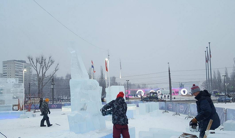 Рождественский турнир по ледовой скульптуре в Перми пройдет в январе