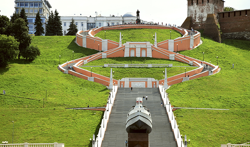 Чкаловскую лестницу в Нижнем Новгороде отремонтируют за 159 млн рублей