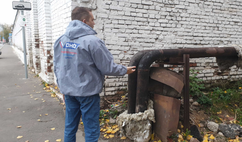 После сигнала ОНФ в Мещанском районе Москвы восстановили изоляцию на теплотрассе