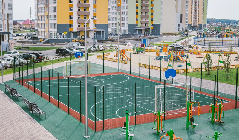 В поселении Кленовское ТиНАО Москвы построят 8 детских и спортивных площадок