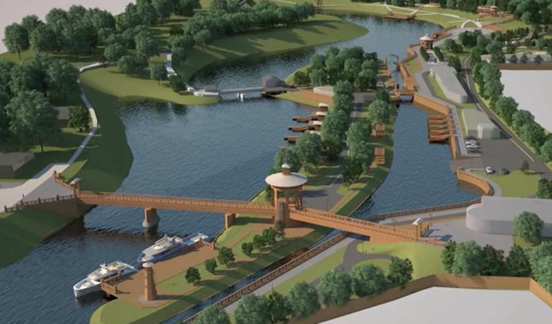 В городе Вытегра на набережной обновят Детский городок