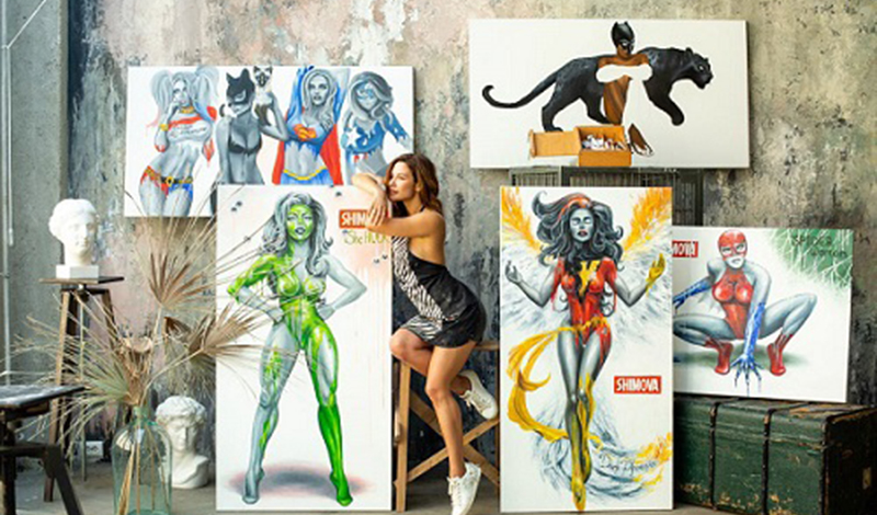 В Москве пройдёт поп-арт выставка художницы Алины Шимовой "Супервумен"