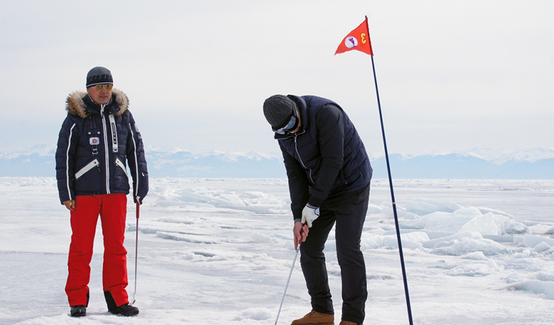 Гольфистов со всей России пригласят на гольф-турнир на льду Байкала