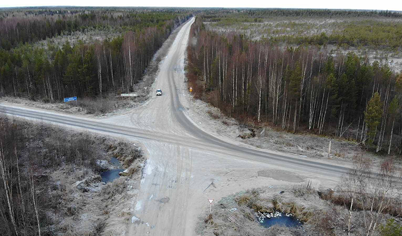 Ремонт дороги Архангельск – Онега