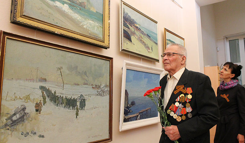 В Архангельске впервые в России открылась выставка художников – участников Великой Отечественной войны