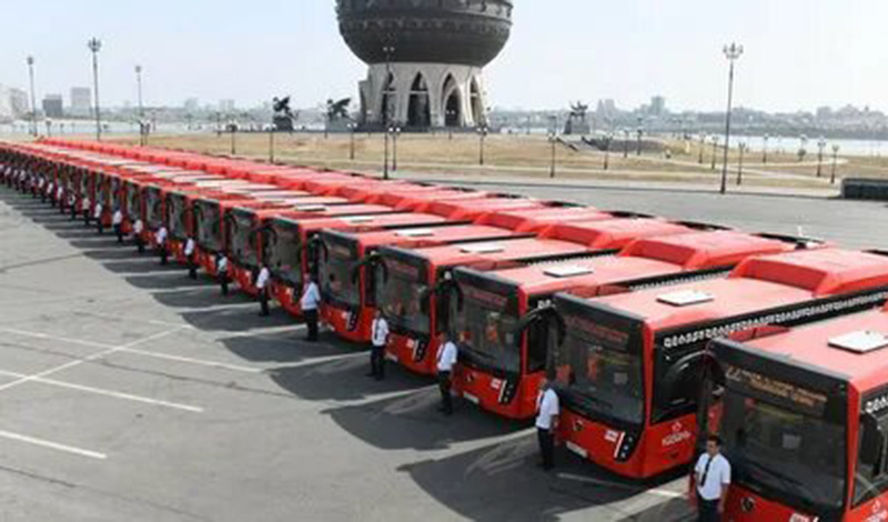 С завтрашнего дня в Казани по маршрутам №1 и №22 начнут курсировать 40 новых низкопольных газомоторных автобусов
