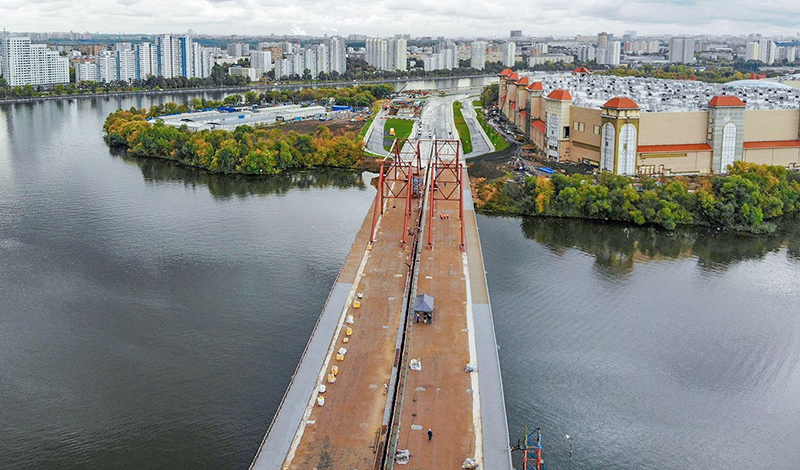 В Москве построят мостовое сооружение через старое русло реки Москва