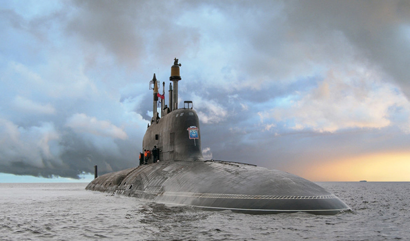 В Северодвинске спустили на воду атомный подводный крейсер четвертого поколения «Красноярск»