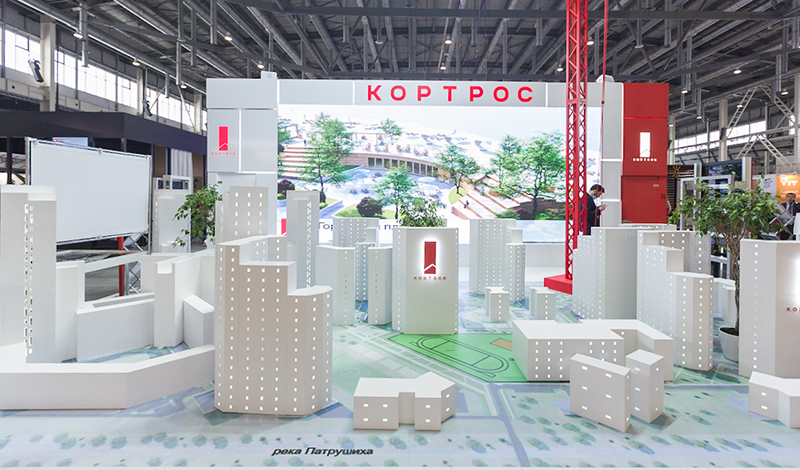 ГК «КОРТРОС» представила стенд со своими региональными проектами на 100+ TechnoBuild
