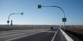 В Татарстане Aurus дал старт автомобильному движению по отремонтированной трассе