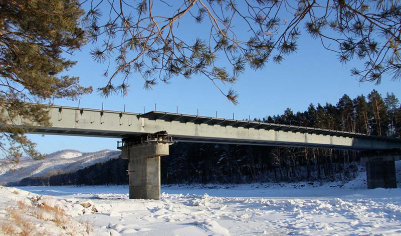 Мостовой переход через реку Катунь в Алтае починят за 31 млн