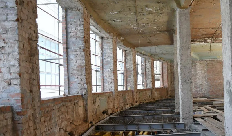 В Самаре продолжается реставрация фабрики-кухни завода имени Масленникова
