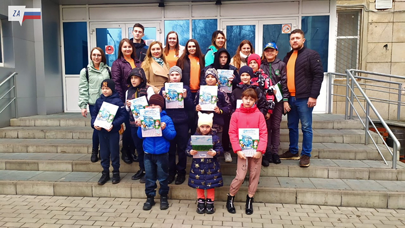 В Татарстане детей из Донбасса сводили в кинотеатр