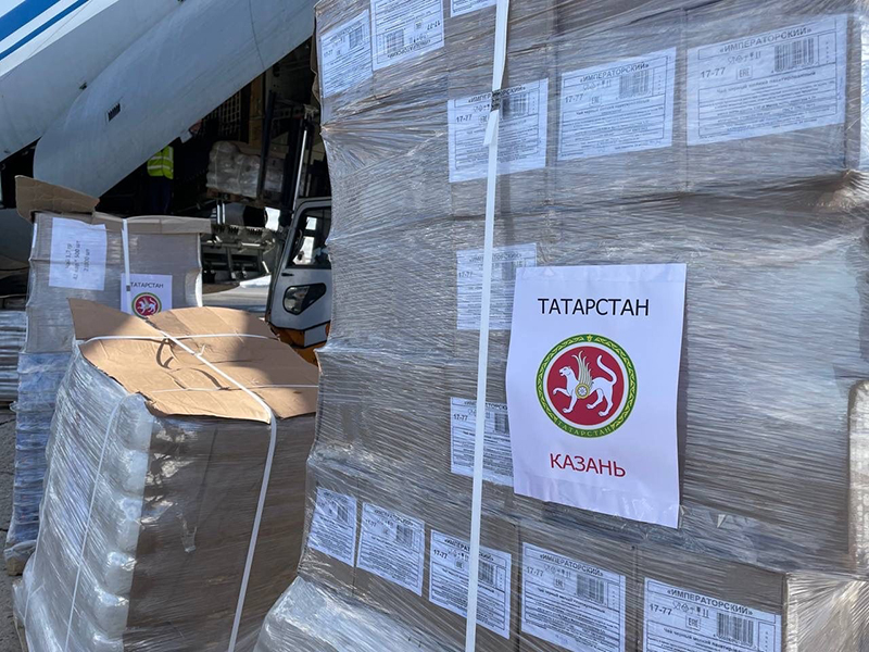 Татарстанцы доставили в Крым новую партию гуманитарной помощи