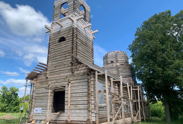 В Татарстане реставрируют одну из старейших деревянных церквей
