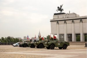 Бронепробег «Дорога Мужества» стартует у стен Музея Победы