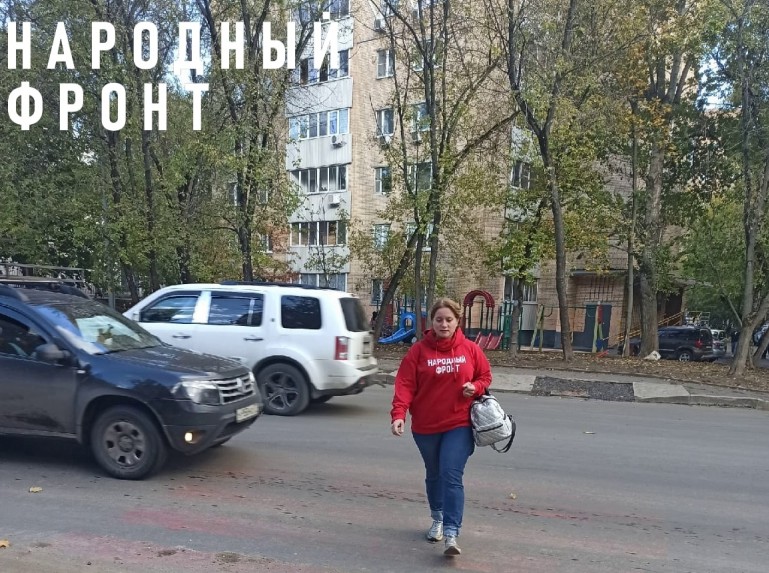 Народный фронт добивается установки временных дорожных знаков при проведении работ по благоустройству