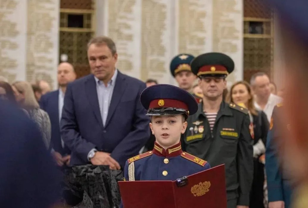 В Музее Победы более 60 воспитанников Московского президентского кадетского училища принесли присягу