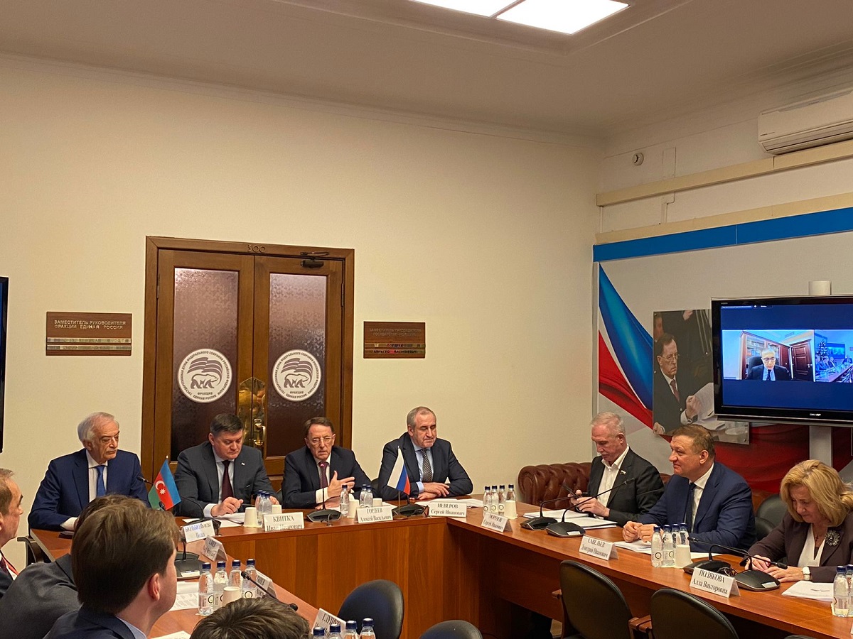 Российские и азербайджанские депутаты обсудили совместные планы