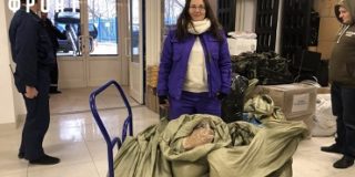 «Все для победы!»: автомобиль и продукты питания отправились из Москвы на передовую