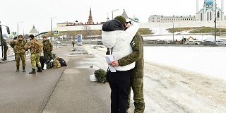 Мобилизованные казанцы впервые приехали в двухнедельный отпуск