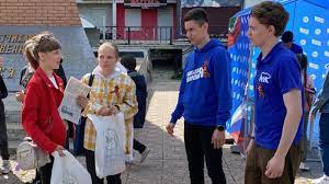 Молодогвардейцы Татарстана запустили акцию «Георгиевская ленточка» в Лисичанске