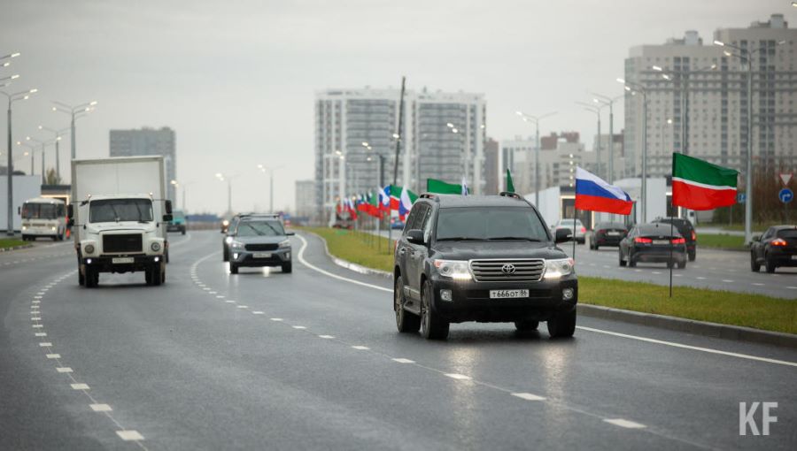 В Казани открыли движение по новому участку Вознесенского тракта