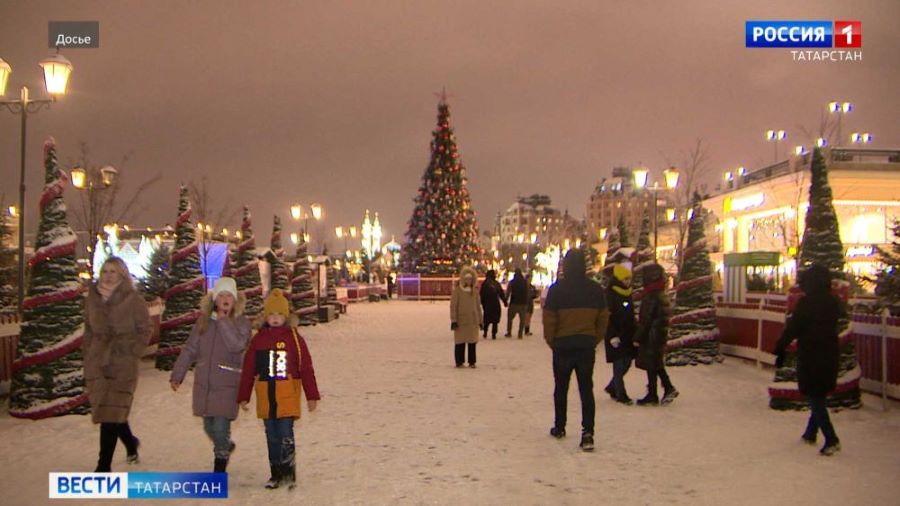Казань посетят более 160 тысяч туристов в новогодние праздники