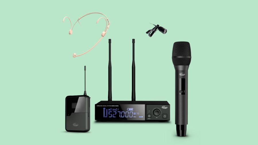 Стартовали продажи радиосистемы Октава OWS-U1200DL с петличными и головными микрофонами