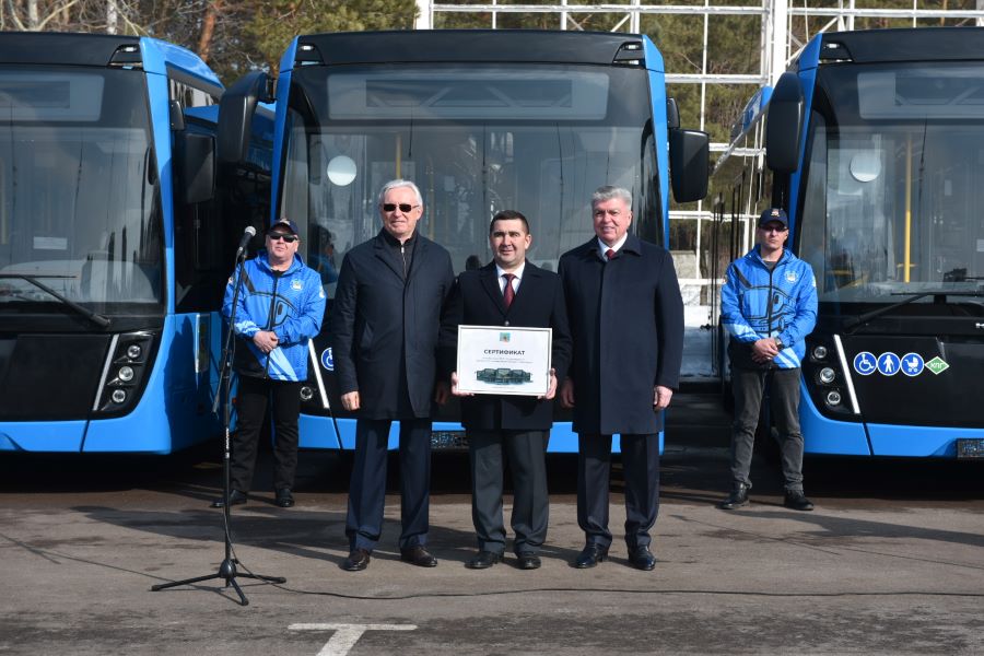 В Набережные Челны поступили 36 новых автобусов «НЕФАЗ»