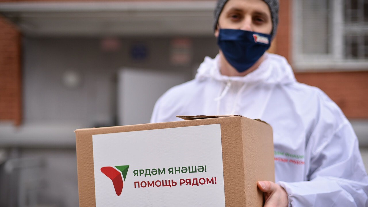 Из Казани в Курскую область отправили партию гуманитарного груза, в него вошло свыше 70 тонн продуктов